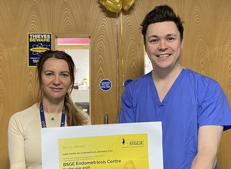 Leeds Centre for Endometriosis and Pelvic Pain gains national accreditation