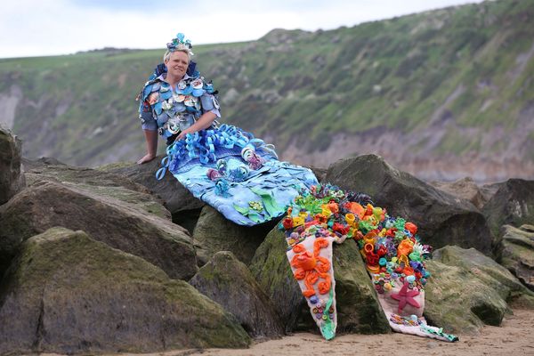 Reclaimed waste mermaids make a splash for World Ocean Day