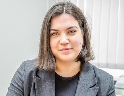Eaton Smith congratulate Martha Khan on qualifying as a solicitor