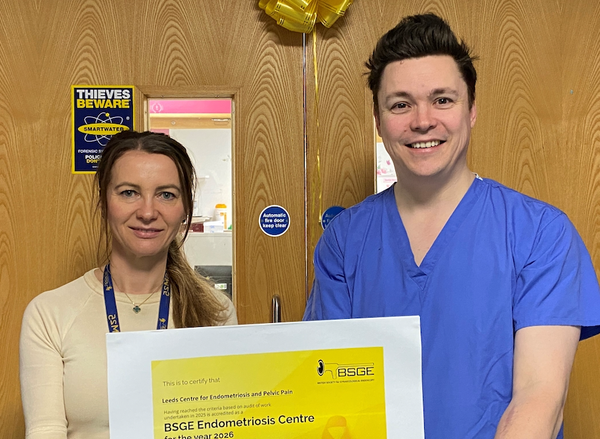 Leeds Centre for Endometriosis and Pelvic Pain gains national accreditation